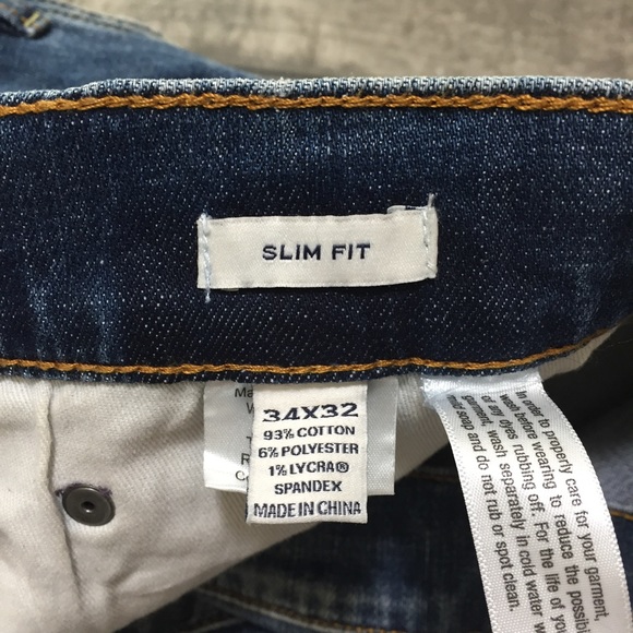 Joseph Abboud Slim Fit Jeans Men’s 34x32 Light Wash Blue Denim Stretch - Picture 11 of 12